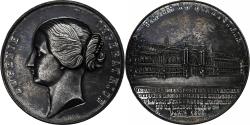 World Coins - France, Medal, Impératrice Eugénie, Palais de l’Industrie, 1855, Tin