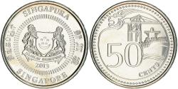 World Coins - Coin, Singapore, 50 Cents, 2013, Singapore Mint, , Copper-nickel