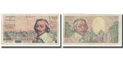 World Coins - France, 1000 Francs, Richelieu, 1956, 1956-10-04, VF(20-25), Fayette:42.25
