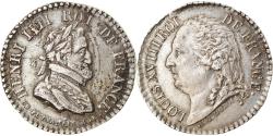 World Coins - France, Medal, Louis XVIII, Quinaire, Henri IV, History, , Silver
