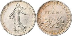World Coins - France, Franc, Semeuse, 1918, Paris, Silver, , Gadoury:467, KM:844.1