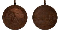 World Coins - Switzerland, Luzern Turnfest, Medal, 1888, Excellent Quality, Copper, 33