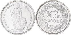 World Coins - Coin, Switzerland, 1/2 Franc, 2002