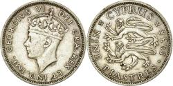World Coins - Coin, Cyprus, George VI, 9 Piastres, 1938, , Silver, KM:25