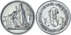 World Coins - France, Medal, Noces, Mariage, Religion, 1863, Depaulis, , Silver
