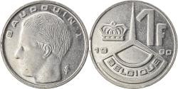 World Coins - Coin, Belgium, Baudouin I, Franc, 1990, , Nickel Plated Iron, KM:170