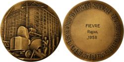 World Coins - France, Medal, Industrie, Constructeurs en Ciment Armé de France, 1958