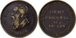 World Coins - France, Medal, Rouil, Dentiste, Toulon, Brass,