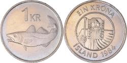 World Coins - Coin, Iceland, Krona, 1984, , Copper-nickel, KM:27