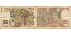 World Coins - France, 100 Francs, Jeune Paysan, 1946, 1946-09-05, VF(30-35), Fayette:28.8