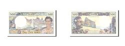 World Coins - Banknote, Tahiti, 500 Francs, 1970, Undated, KM:25d, VF(20-25)