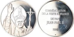 Us Coins - France, Medal, Commémoration de la visite en France du pape Jean-Paul II
