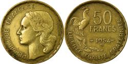 World Coins - Coin, France, Guiraud, 50 Francs, 1954, Beaumont - Le Roger,