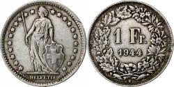 World Coins - Coin, Switzerland, Franc, 1944, , Silver, KM:24