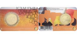 World Coins - Belgium, 2-1/2 Euro, Belgian beer culture, Coin card, 2021, Brass,