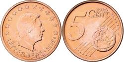 World Coins - Luxembourg, Henri I, 5 Centimes, 2005, Vantaa, Copper Plated Steel,