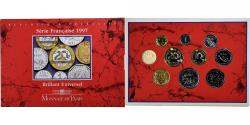 World Coins - France, Coffret 1 c. à 20 frs., 1997, MDP, BU,
