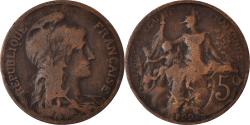 World Coins - Coin, France, 5 Centimes, 1899