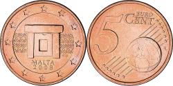 World Coins - Malta, 5 Euro Cent, 2008, Paris, , Copper Plated Steel, KM:127