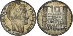 World Coins - Coin, France, Turin, 10 Francs, 1938, Paris, , Silver, KM:878