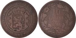 World Coins - Coin, Luxembourg, William III, 10 Centimes, 1860, Paris, , Bronze