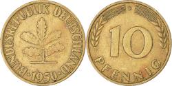 World Coins - Coin, GERMANY - FEDERAL REPUBLIC, 10 Pfennig, 1950