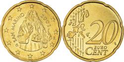 World Coins - San Marino, 20 Euro Cent, 2003, Rome, , Brass, KM:444