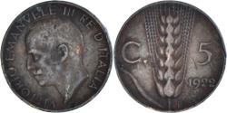 World Coins - Coin, Italy, Vittorio Emanuele III, 5 Centesimi, 1922, Rome, , Bronze