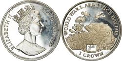 World Coins - Coin, Isle of Man, Elizabeth II, Crown, 1999, Pobjoy Mint, Jour de l'armistice