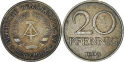 World Coins - Coin, GERMAN-DEMOCRATIC REPUBLIC, 20 Pfennig, 1969, Berlin, , Brass