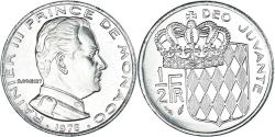 World Coins - Coin, Monaco, Rainier III, 1/2 Franc, 1976, , Nickel, KM:145