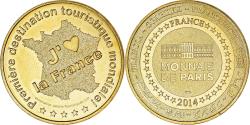 World Coins - France, Token, Tourist Token, 87/ J'aime la France - 1ère Destination