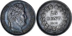 World Coins - Coin, France, Louis-Philippe, 25 Centimes, 1845, Rouen, , Silver