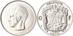 World Coins - Coin, Belgium, 10 Francs, 10 Frank, 1974, Brussels, , Nickel, KM:155.1
