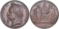 World Coins - France, Medal, Napoléon III, Traité de Commerce Franco-Anglais, History, 1860
