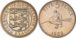 World Coins - Coin, Guernsey, Elizabeth II, 5 Pence, 1982, , Copper-nickel, KM:29