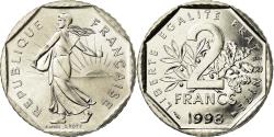 World Coins - Coin, France, Semeuse, 2 Francs, 1998, Paris, , Nickel, KM:942.1