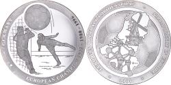 World Coins - France, Medal, European Cup (1972, 1980, 1996), 2000, Germany, , Silver