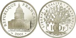 World Coins - Coin, France, 100 Francs, 2001, BE, , Silver, Gadoury:898 a