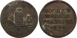 World Coins - France, Token, Société Médico-Pratique, 1808, Copper,