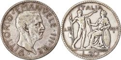 World Coins - Coin, Italy, Vittorio Emanuele III, 20 Lire, 1927, Rome, , Silver