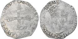 World Coins - France, Charles X, 1/4 Ecu, 1591, Paris, Silver, , Gadoury:521