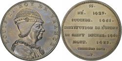 World Coins - France, Medal, Les Rois de France, Louis XI, Copper-nickel,