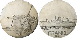 World Coins - France, Medal, Les Grands Transatlantiques, France, 1962, Nickel, C. Gondard