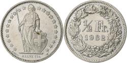 World Coins - Switzerland, 1/2 Franc, 1982, Bern, Copper-nickel, , KM:23a.2