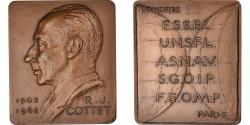 World Coins - France, Medal, R.J Cottet, Londres-Paris, 1968, A. Guzman, , Bronze