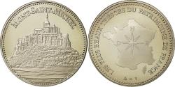World Coins - France, Medal, Les plus beaux trésors du patrimoine de France, Mont Saint