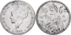 World Coins - Luxembourg, Charlotte, 10 Francs, 1929, Silver, , KM:39