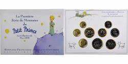 World Coins - France, Coffret 5 c. à 20 frs., Le Petit Prince, 2000, MDP, BU,
