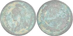 World Coins - Coin, France, Dupré, Decime, Paris, Refrappage du 2 décimes,